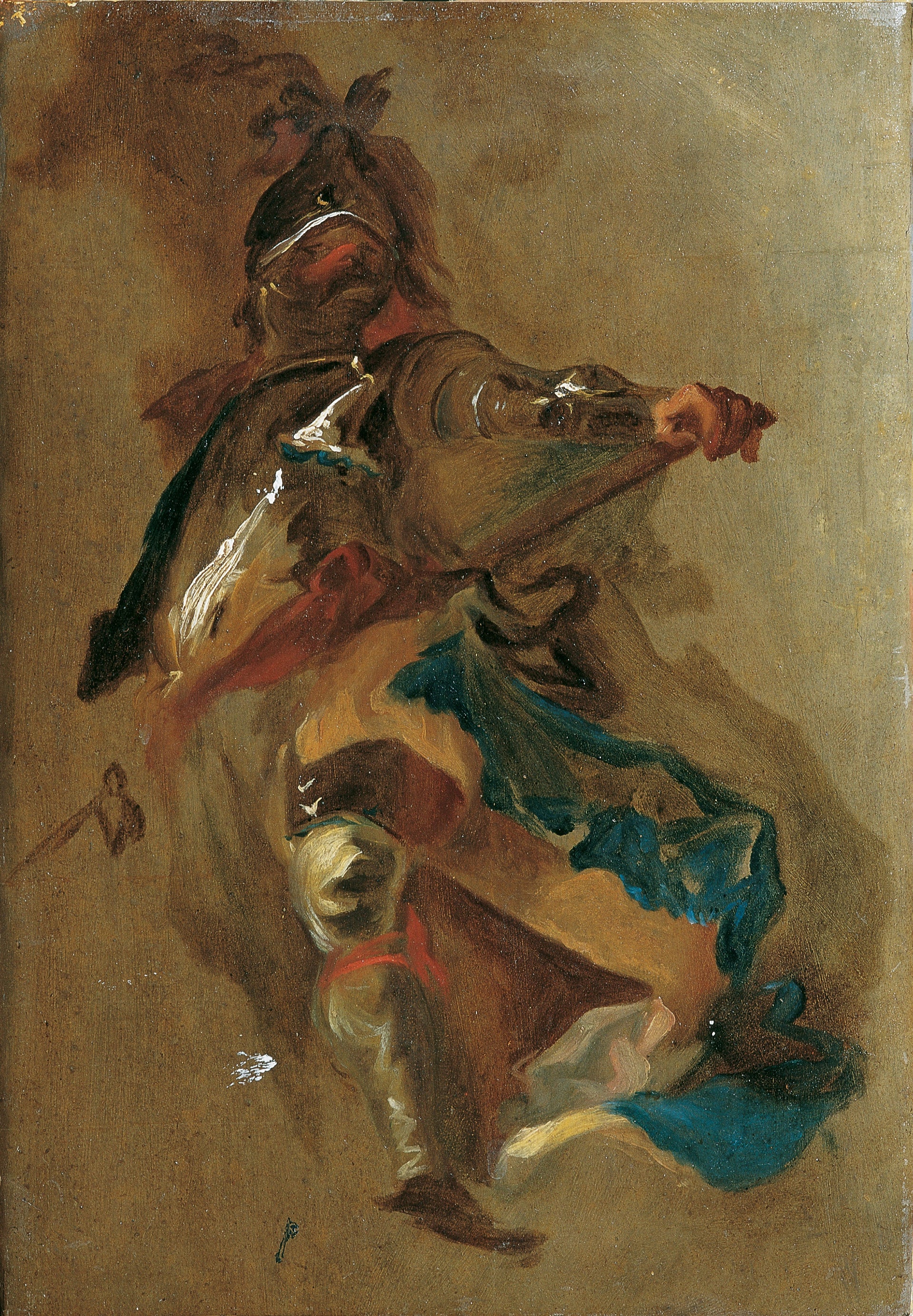 Homme de terrain debout - Franz Anton Maulbertsch image 1 reproduction de peinture à l’huile