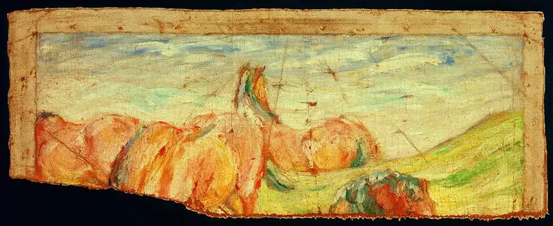 放牧中の馬 II - フランツ・マルク