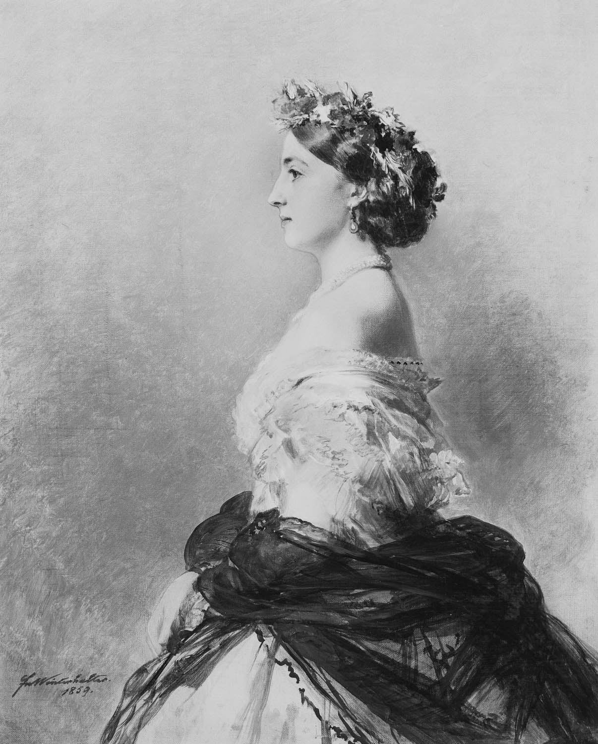 Louisa, duchesse de Manchester (1832-1911) - Franz Xaver Winterhalter
