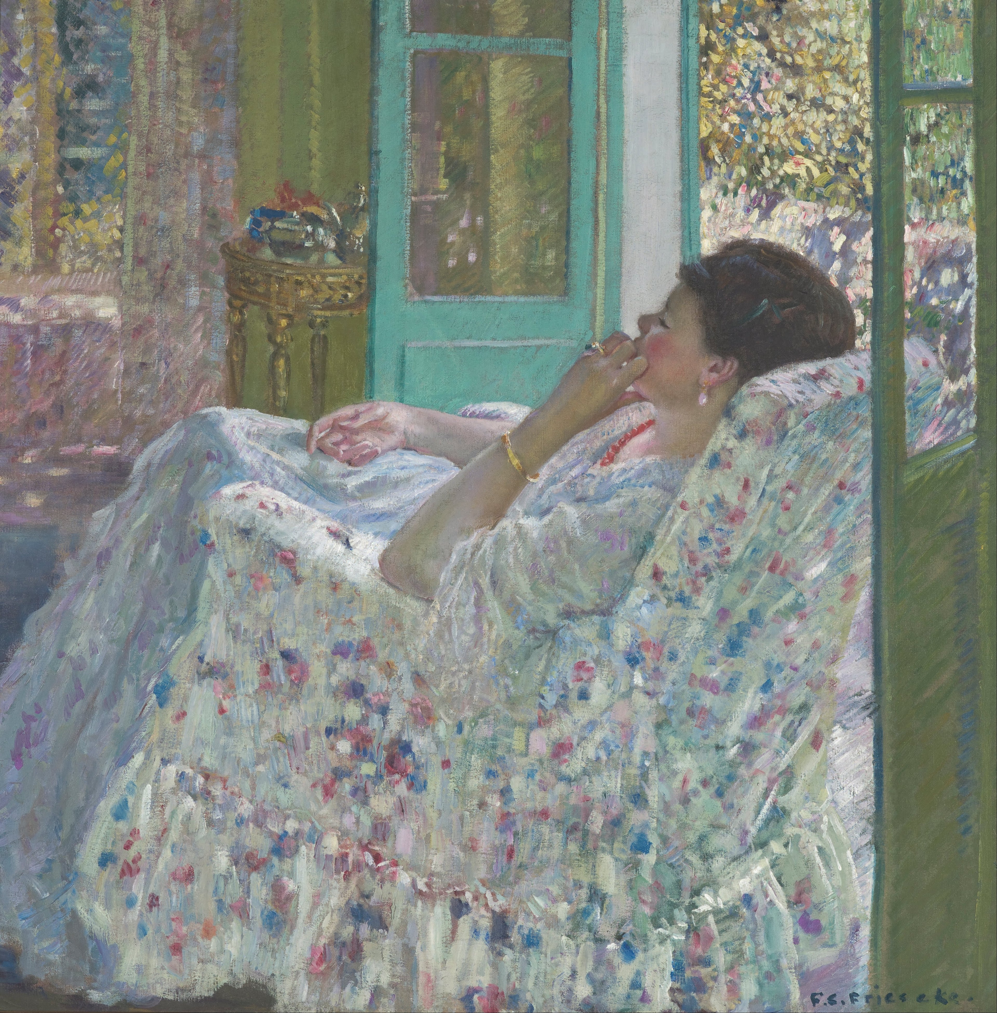 Après-midi - Salle Jaune - Frederick Carl Frieseke - Alpha Reproduction