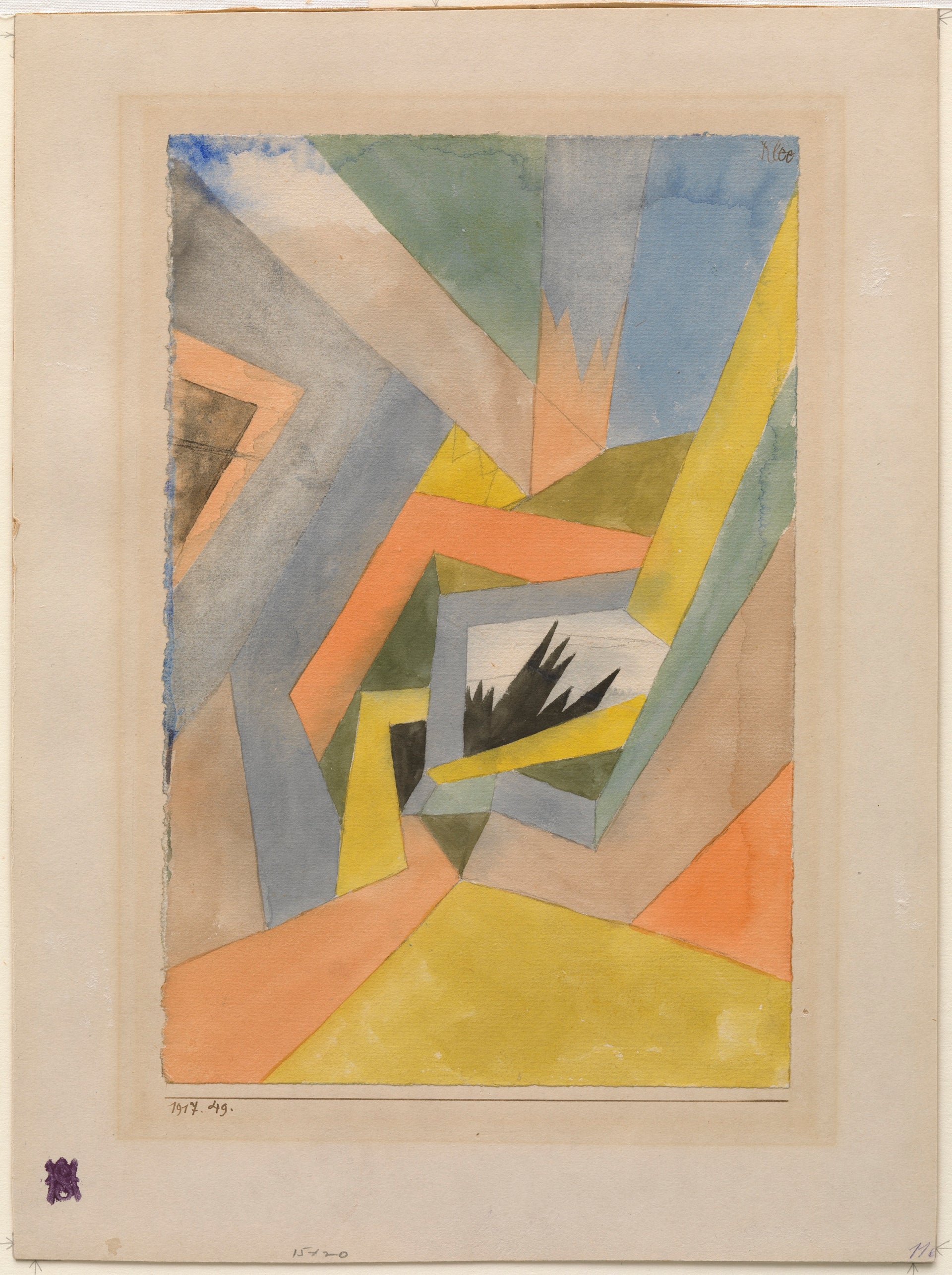 L'Idée de sapins — Paul Klee