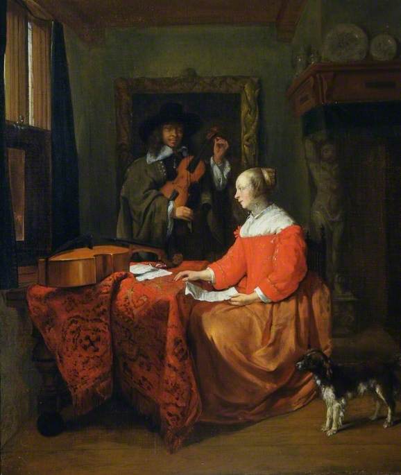 La leçon de musique - Gabriel Metsu