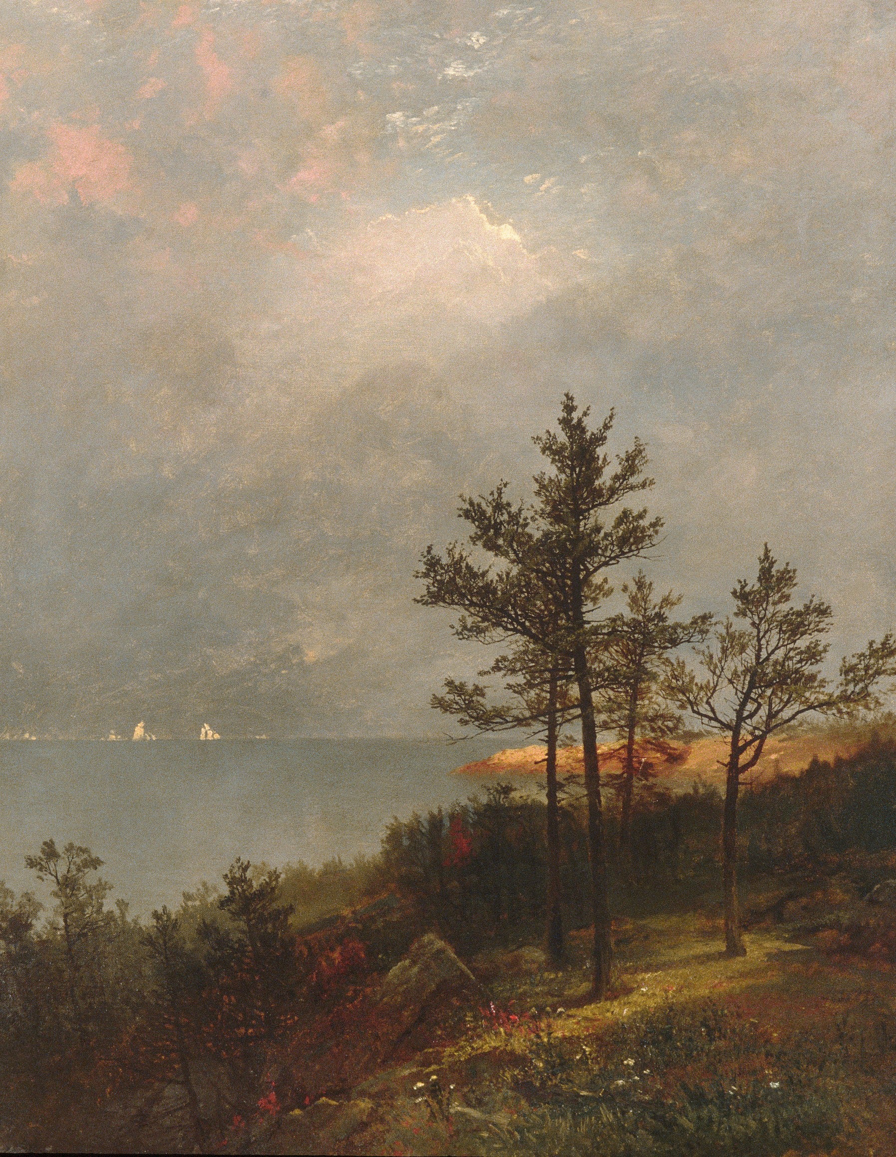 Tempête imminente sur le détroit de Long Island - John Frederick Kensett