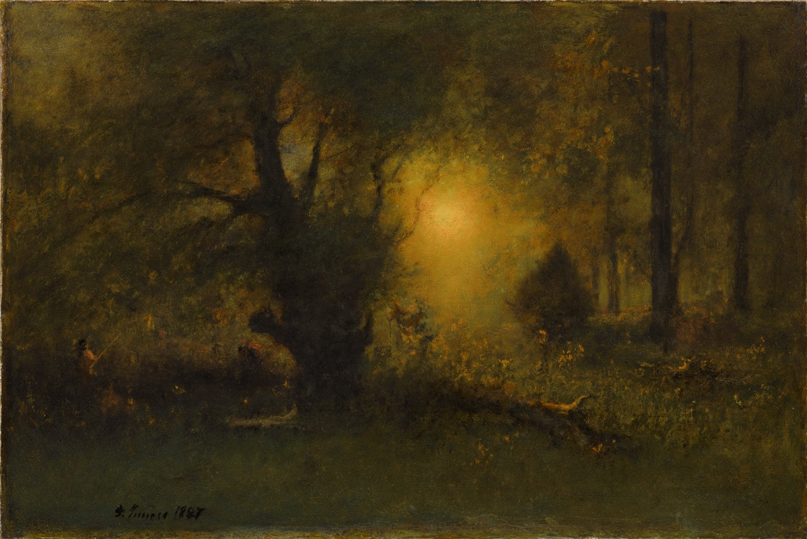 Lever de soleil dans les bois - George Inness