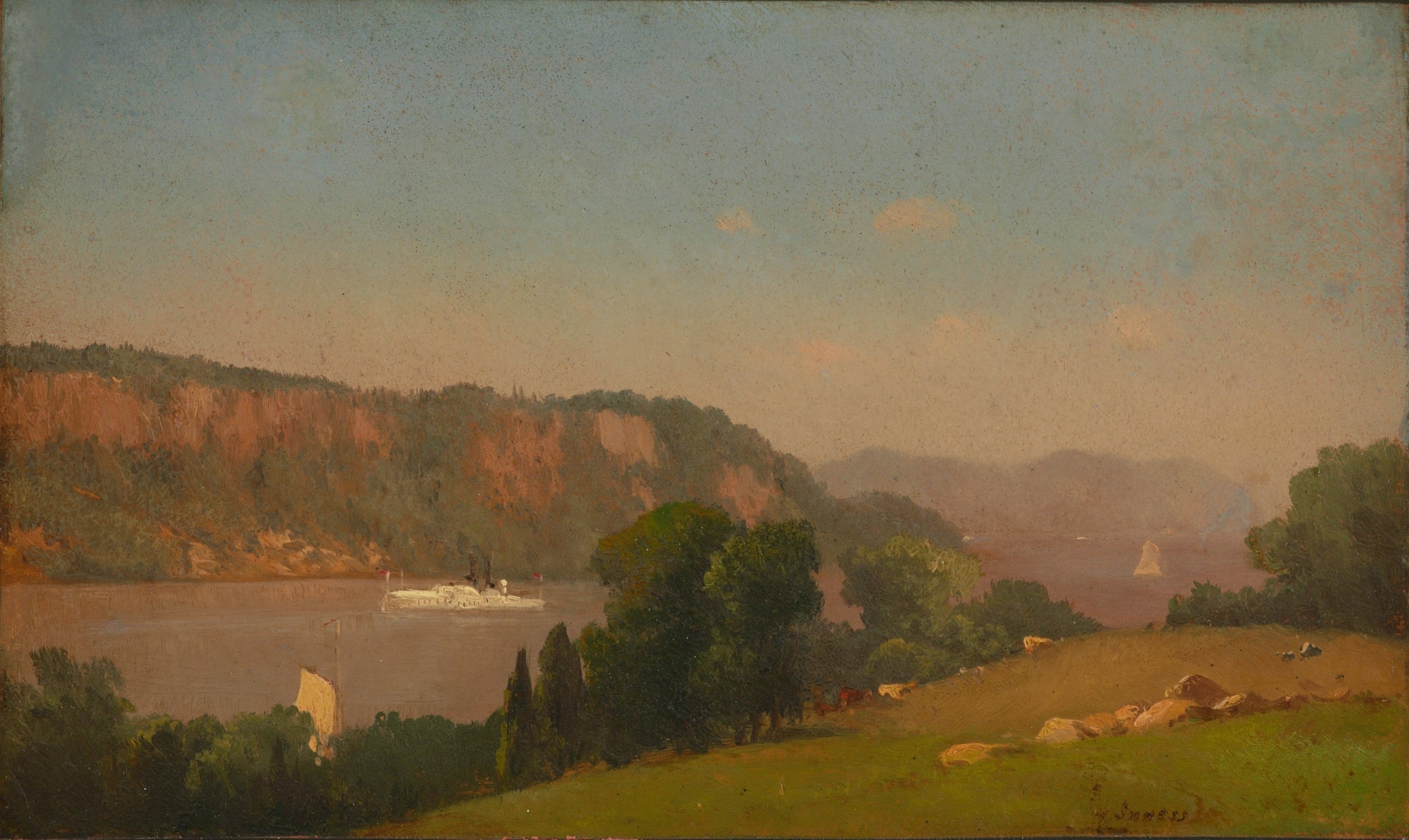 Vue sur l'Hudson - George Inness
