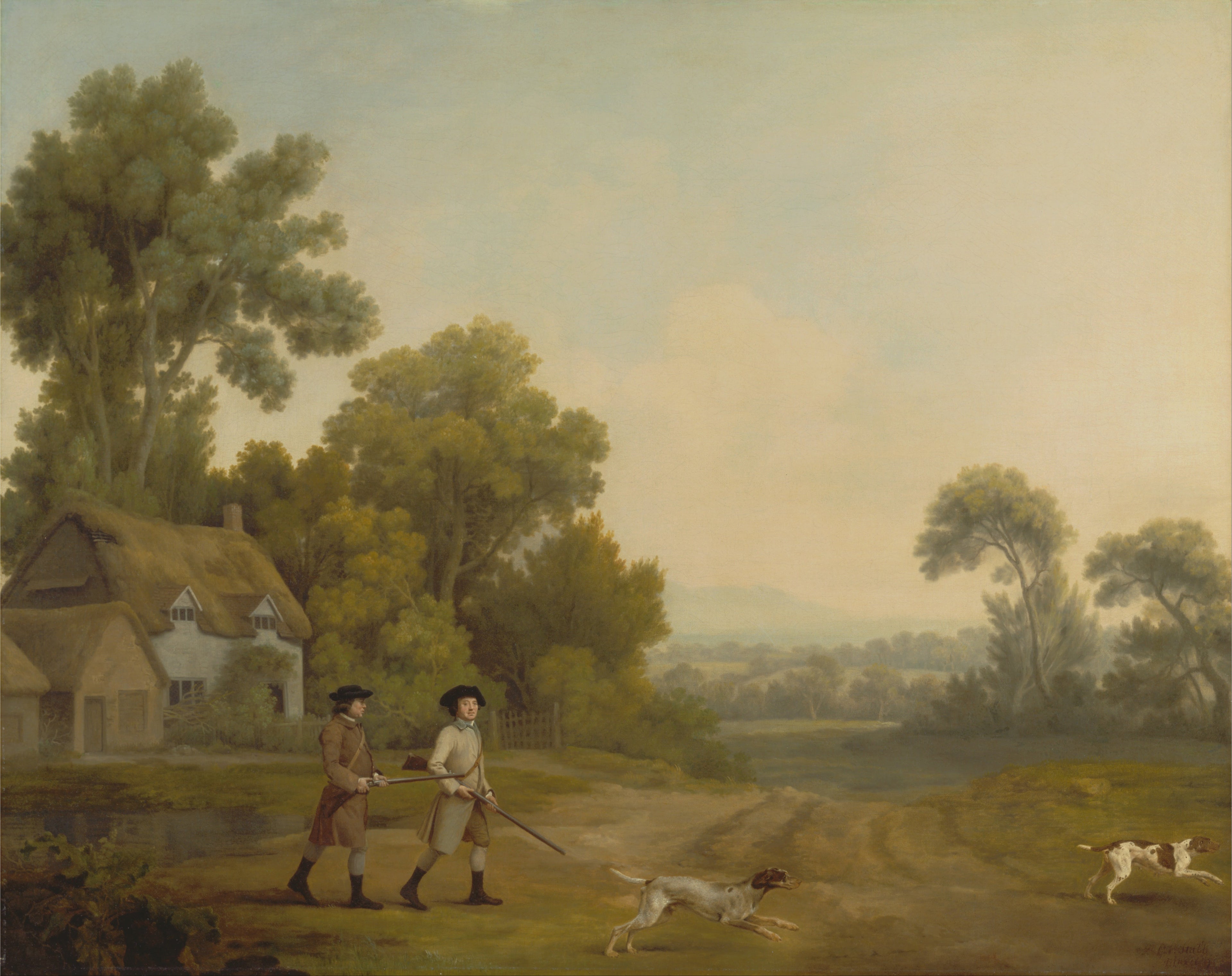Deux messieurs allant à une fusillade - George Stubbs