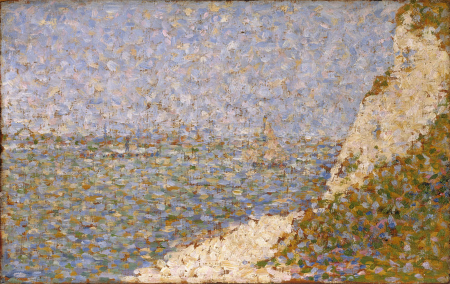 Étude pour « La Plage du Bas-Butin à Honfleur », Georges Seurat, 1886