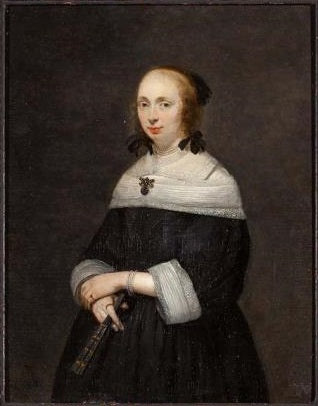 Portrait de Johanna Kelffken (?-1701) - Gerard ter Borch