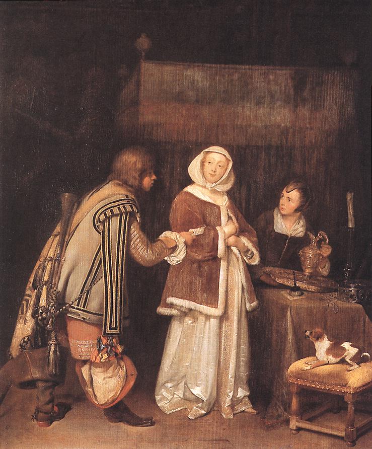 La lettre rejetée - Gerard ter Borch
