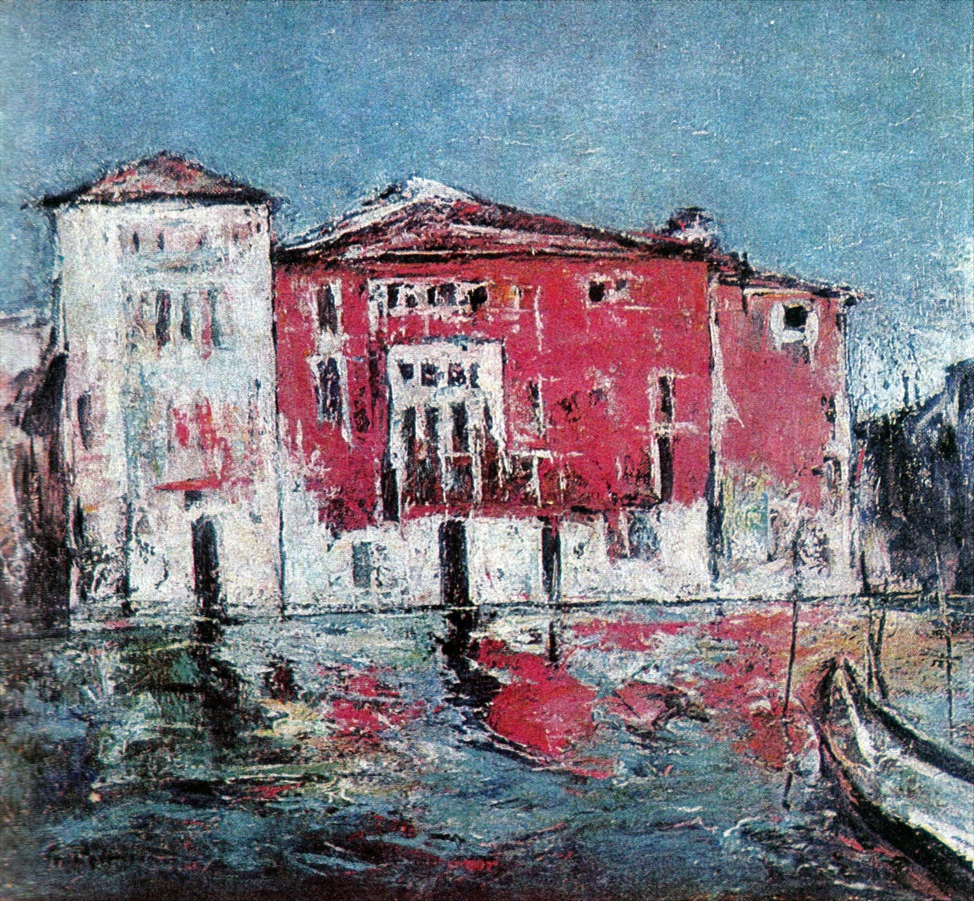 Paysage vénitien, Gheorghe Petrașcu, 1989, peinture à l’huile