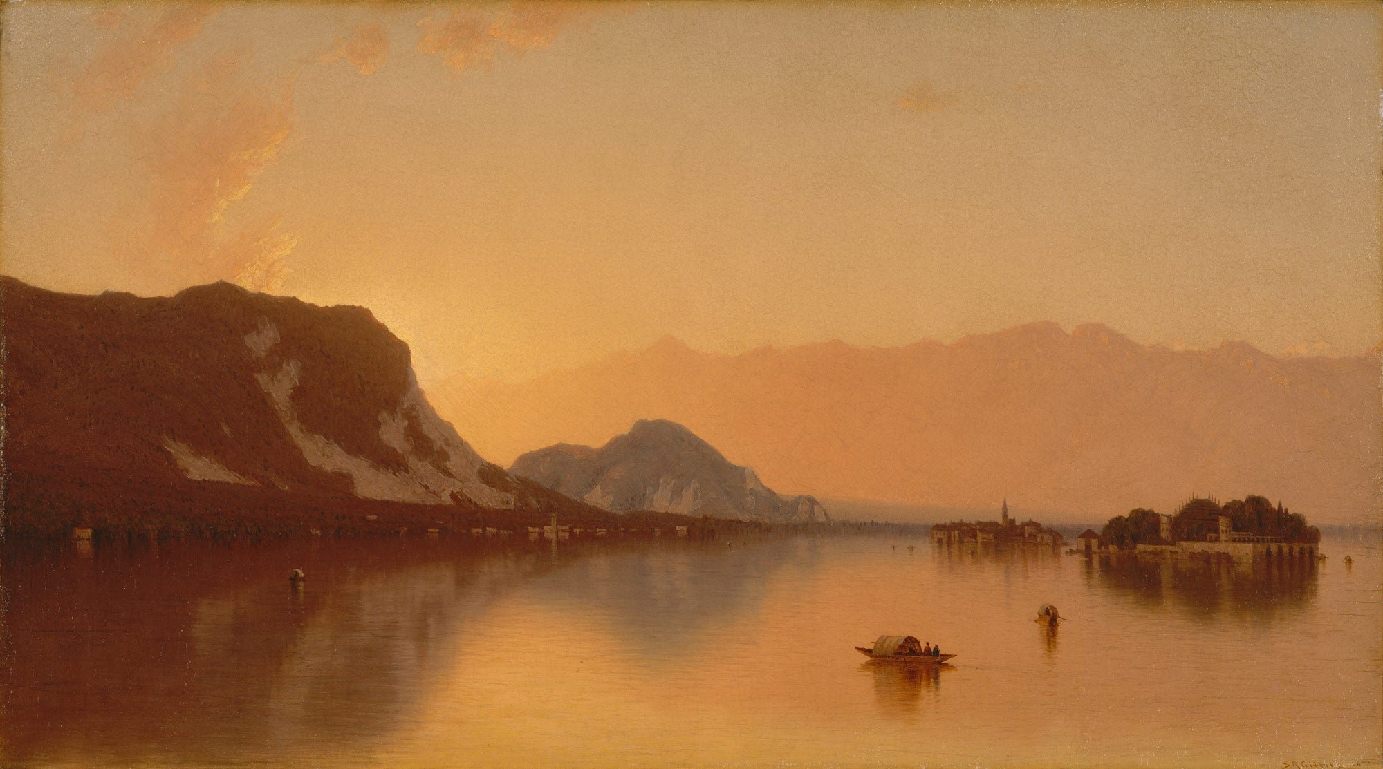 Isola Bella au Lac Majeur - Sanford Robinson Gifford