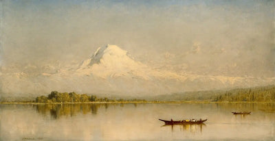Mont Rainier baie de Tacoma - Sanford Robinson Gifford - Alpha Reproduction