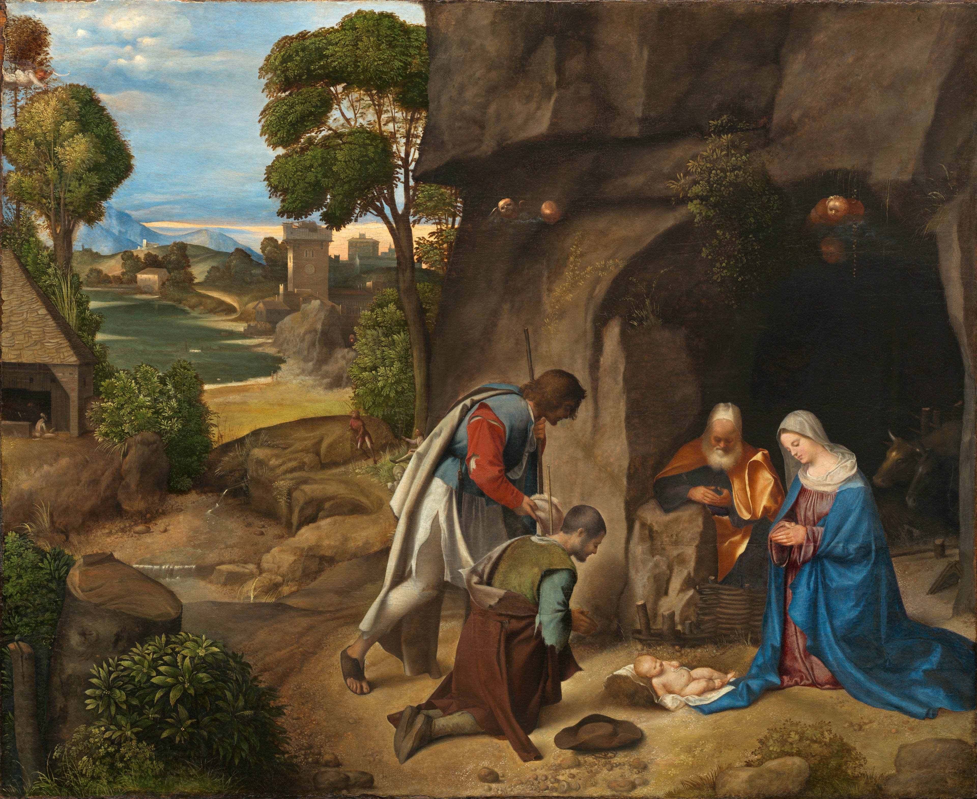 L’Adoration des bergers - Giorgione
