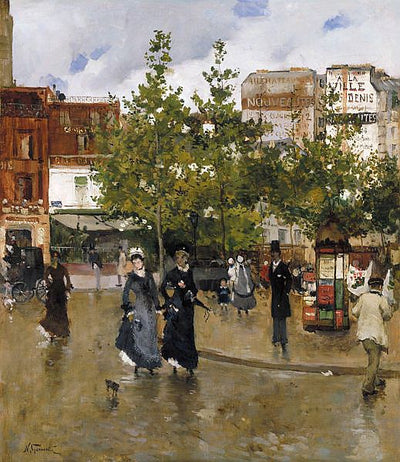 Élégantes à la Place Clichy - Norbert Gœneutte - Alpha Reproduction