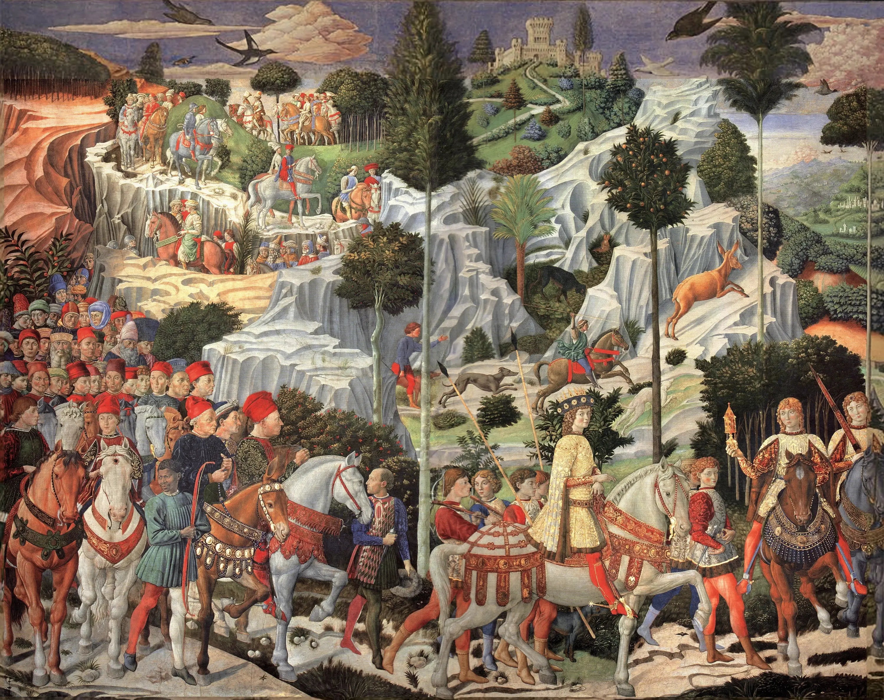 La procession du jeune roi - Benozzo Gozzoli - Alpha Reproduction