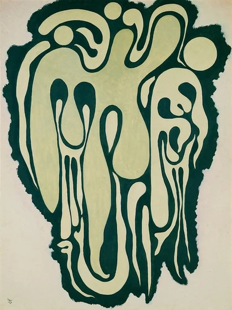 緑の形 - ワシリー・カンディンスキー