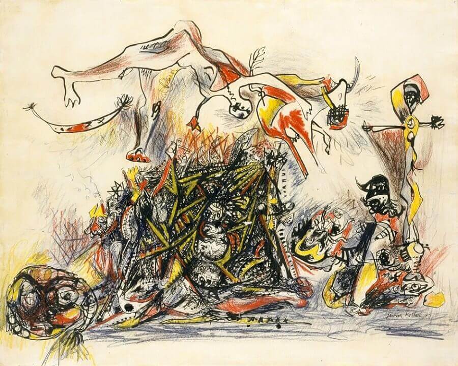 Guerre - Jackson Pollock