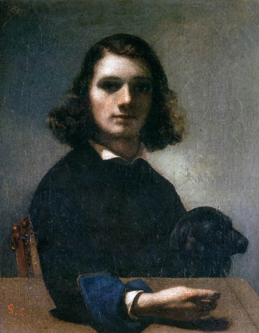 Autoportrait - Gustave Courbet - Alpha Reproduction