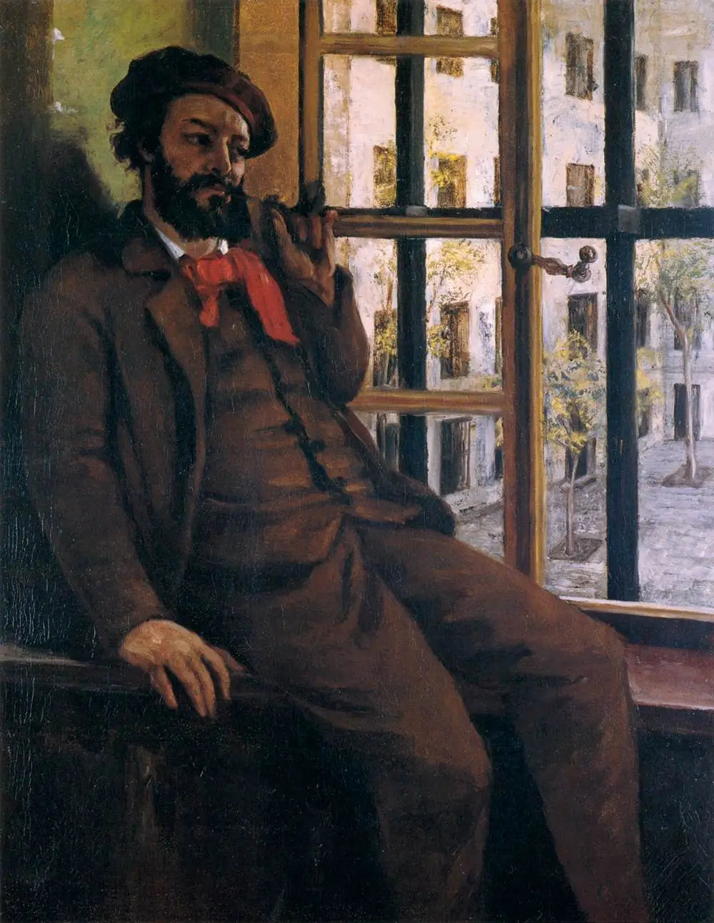 Autoportrait à Sainte-Pélagie - Gustave Courbet - Alpha Reproduction