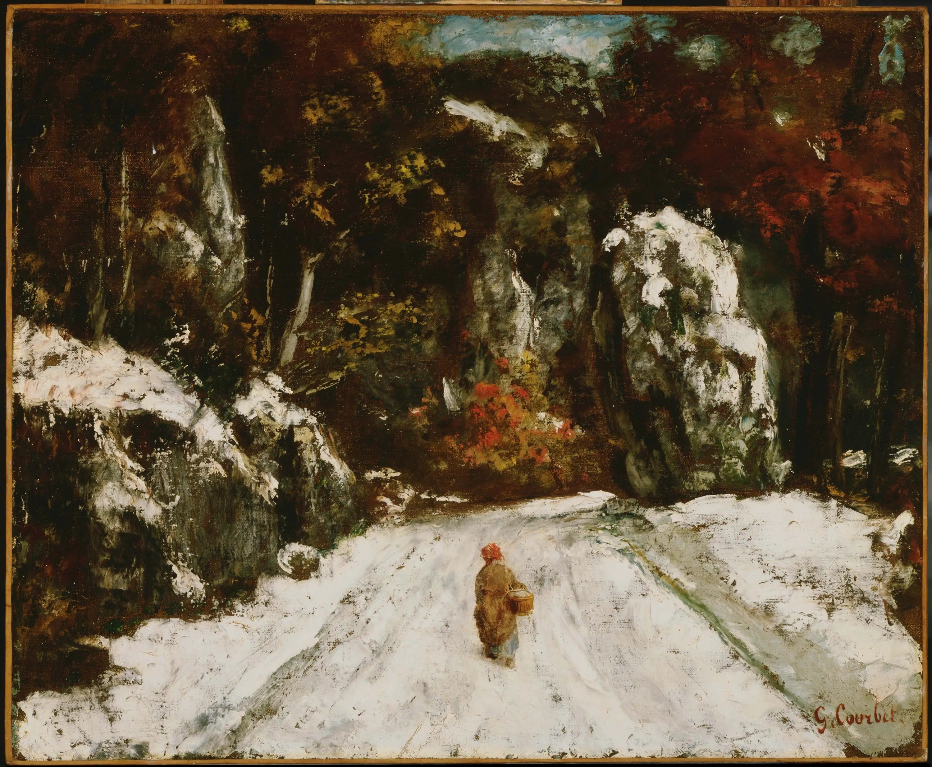 L’hiver dans le Jura - Gustave Courbet - Alpha Reproduction