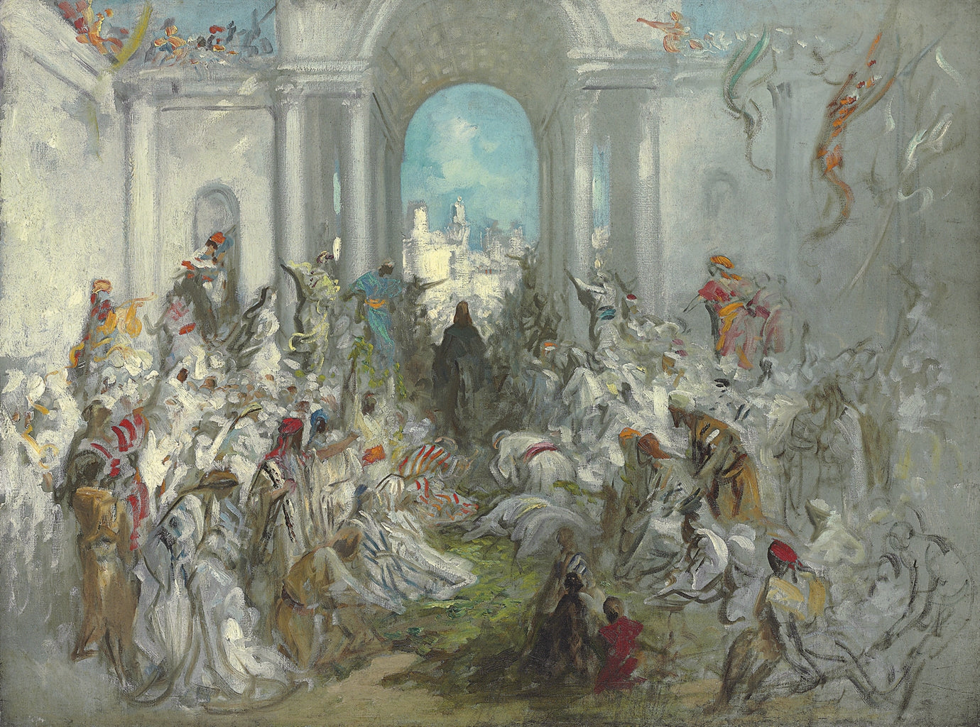 L'entrée du Christ à Jérusalem - Gustave Doré
