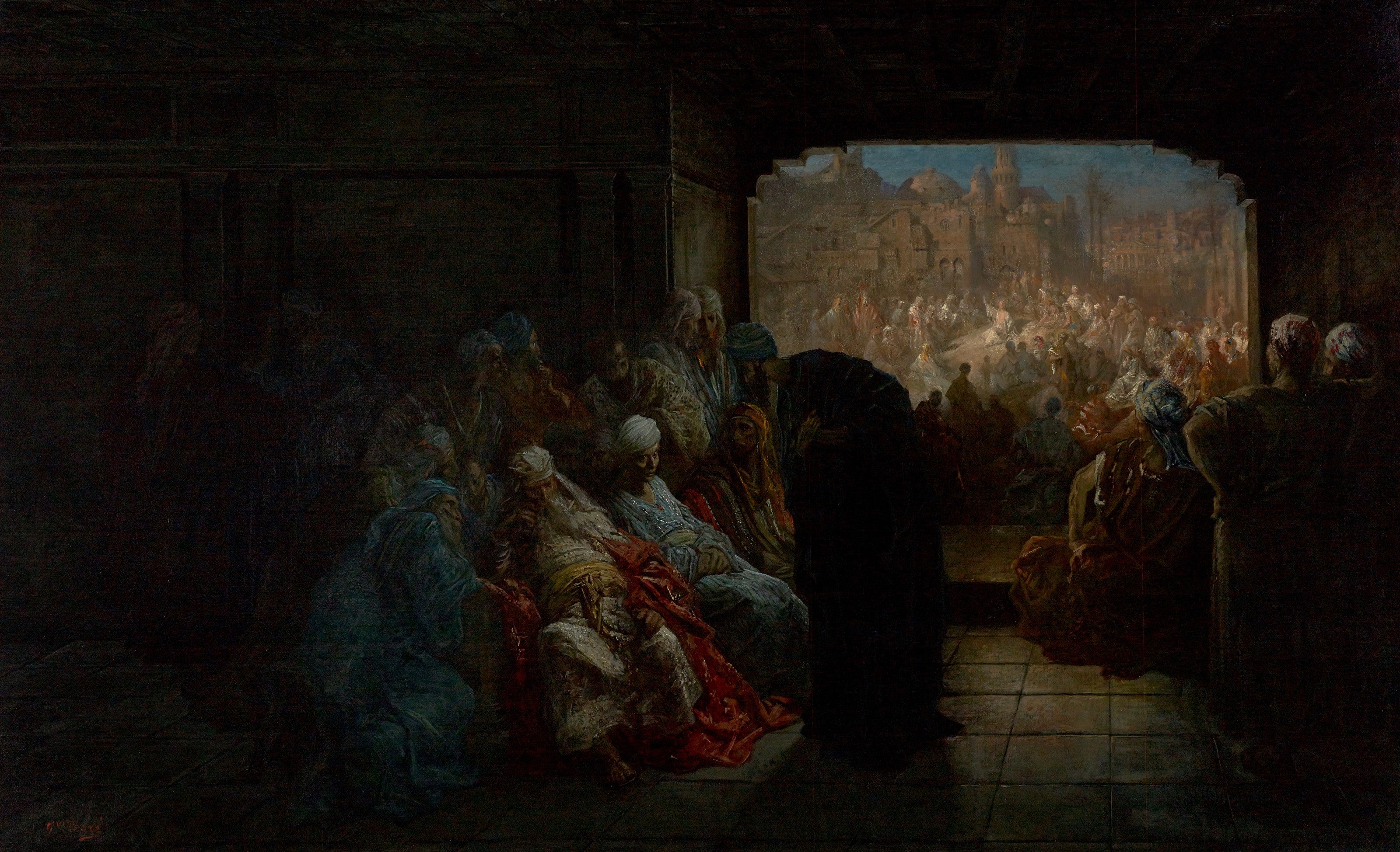 La maison de Caïphe - Gustave Doré