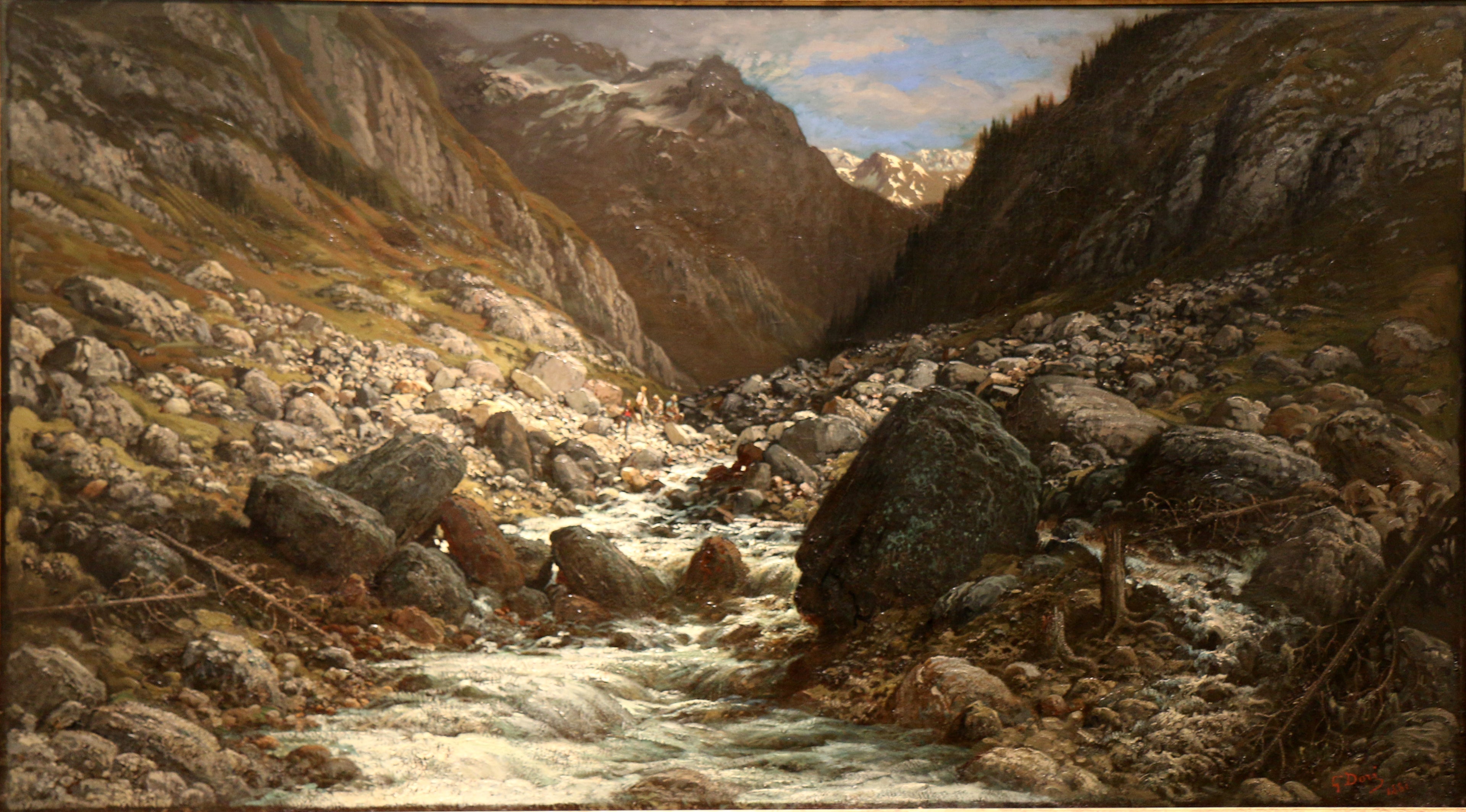 Torrent de montagne - Gustave Doré
