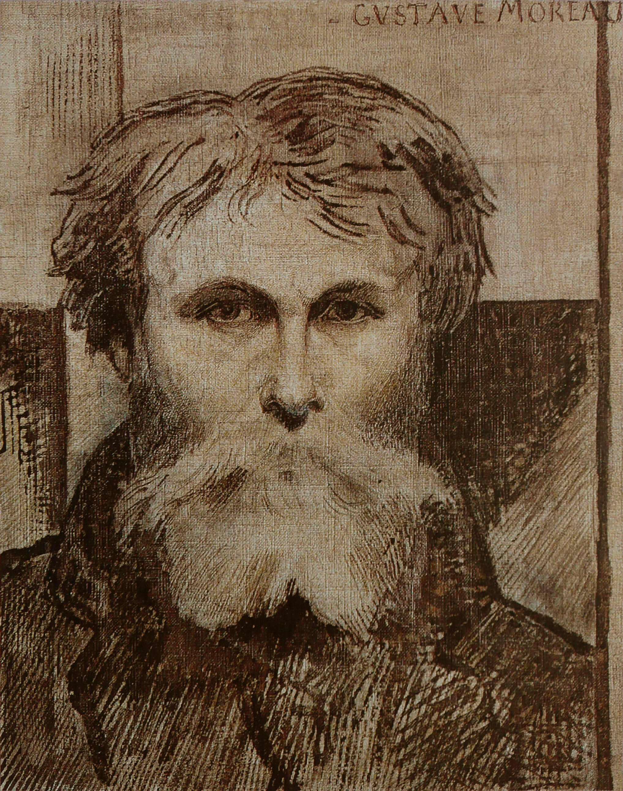 Portrait de Gustave Moreau par lui-même - Gustave Moreau