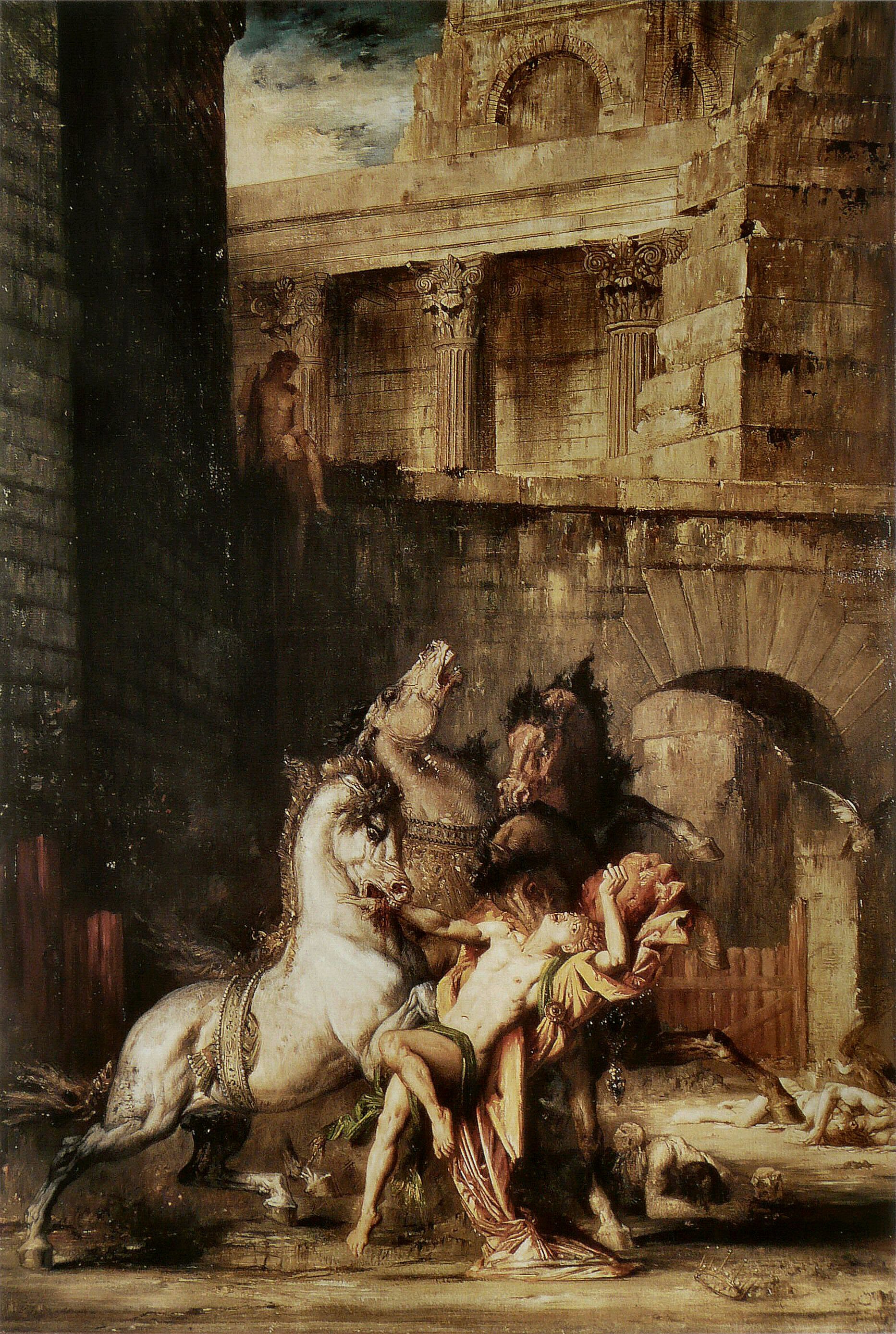 Diomède dévoré par ses chevaux - Gustave Moreau