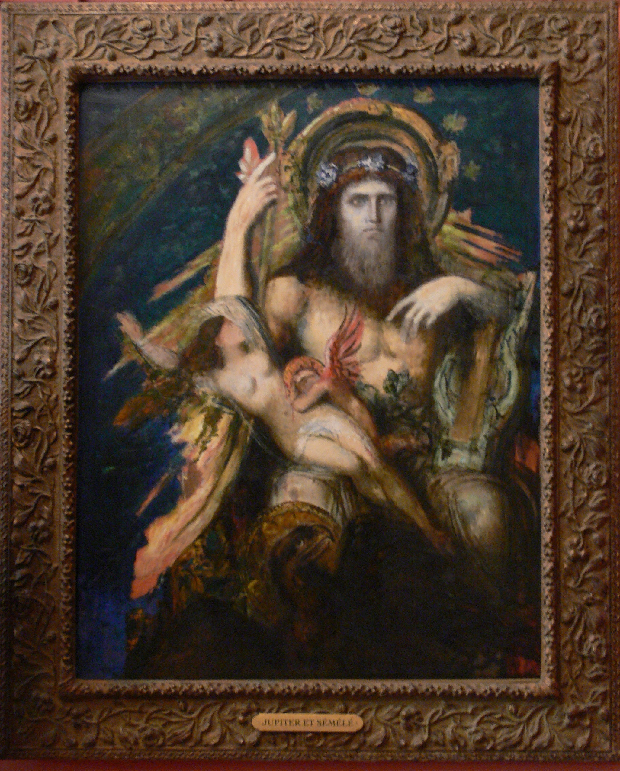 Jupiter et Sémélé - Gustave Moreau