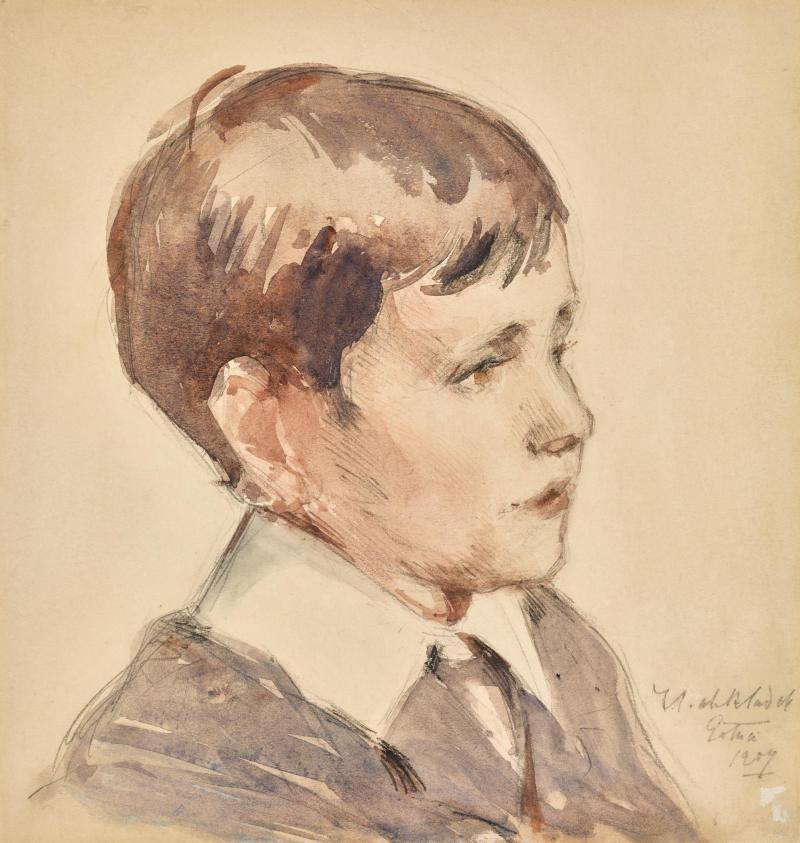 Tête d'un garçon - Francis Cadell