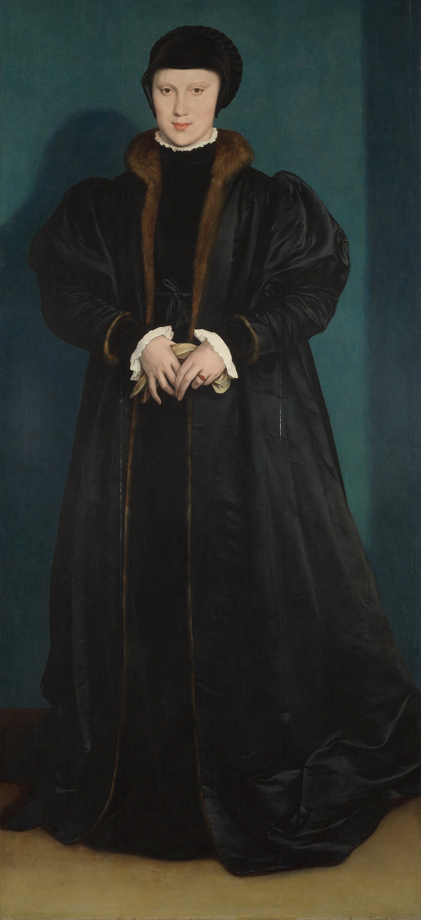 Portrait de Christine de Danemark - Hans Holbein le Jeune