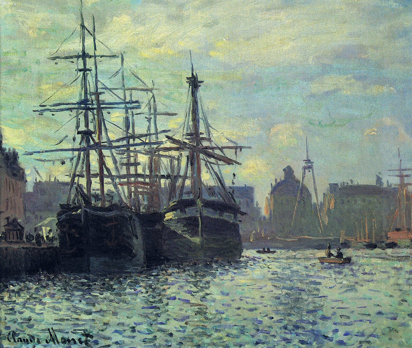 🎨 ル・アーヴル、商業港 – クロード・モネ（1874年）