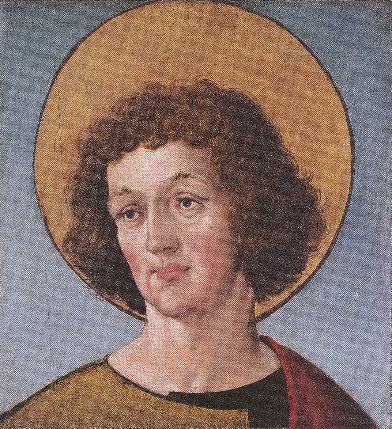 Tête d'un saint - Hans Holbein le Jeune