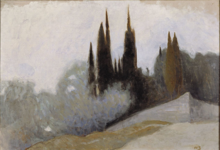 Cypresses, Fiesole (1894) - Helene Schjerfbeck