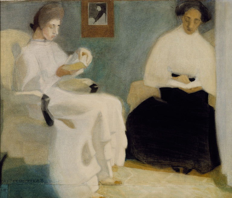 Lukevat tytöt - Helene Schjerfbeck