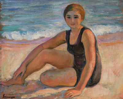 La Baigneuse au maillot noir - Henri Lebasque