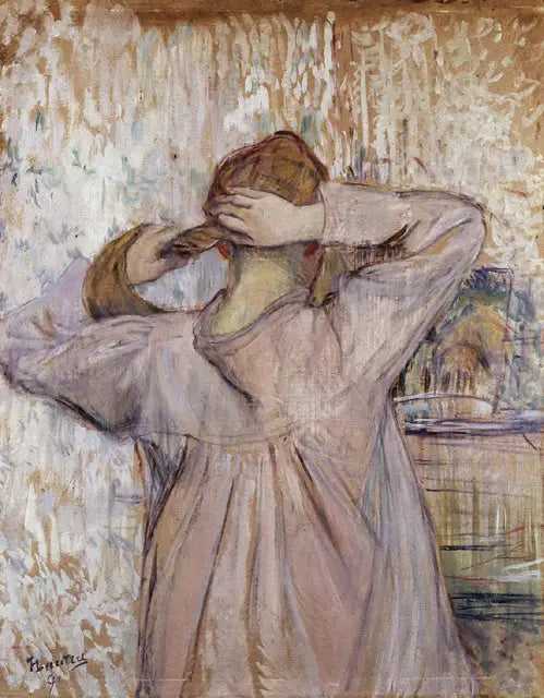 Reproduction du tableau « La Toilette - Henri de Toulouse-Lautrec » par Alpha Reproduction en peinture à l’huile
