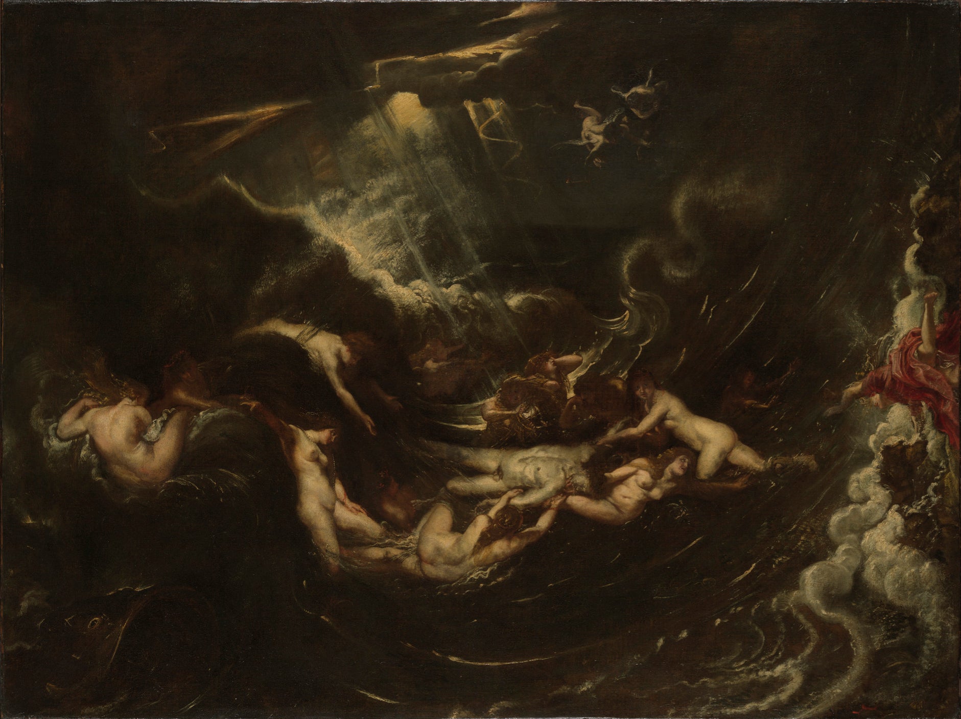 Héro et Léandre - Peter Paul Rubens