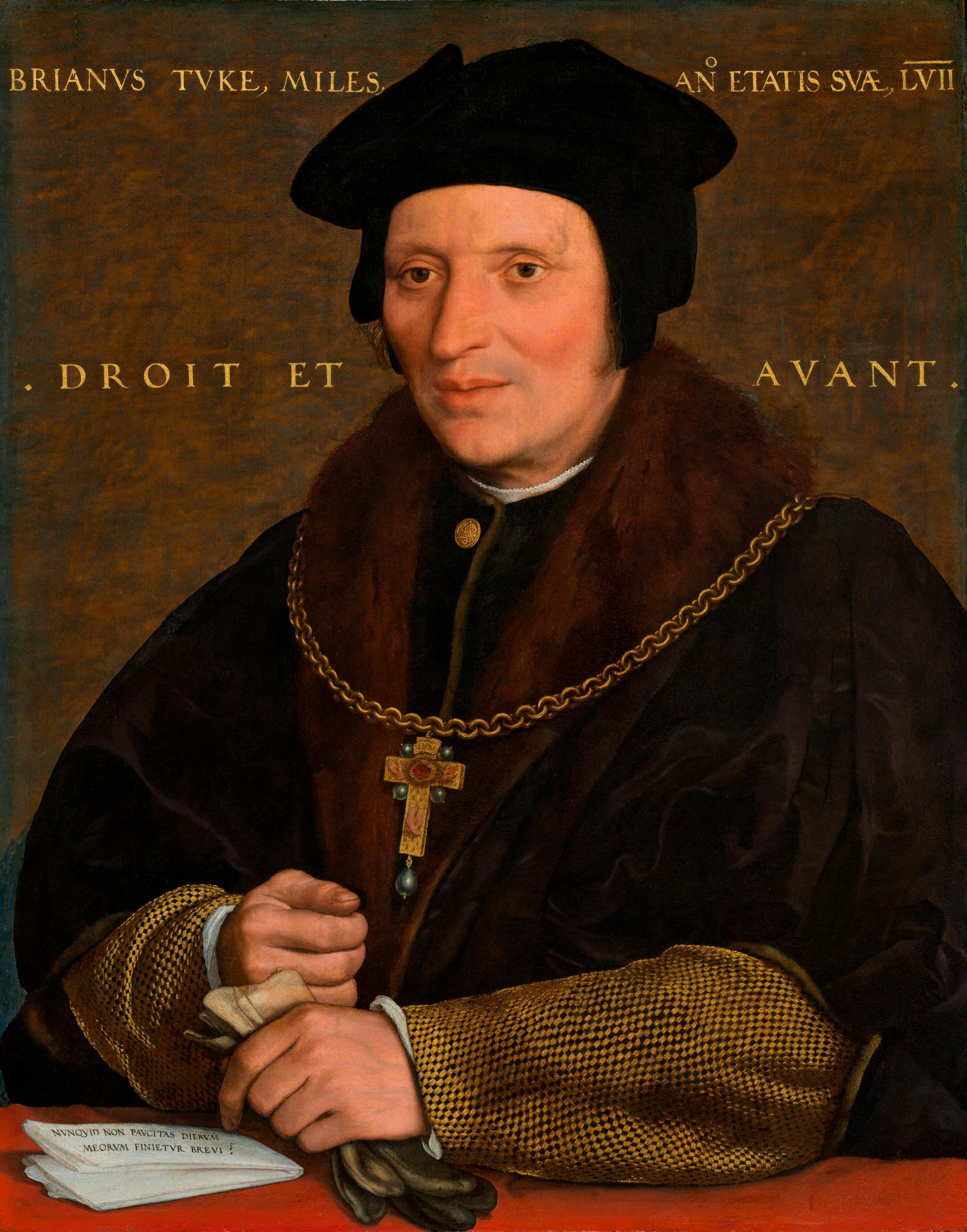 Sir Brian Tuke - Hans Holbein le Jeune