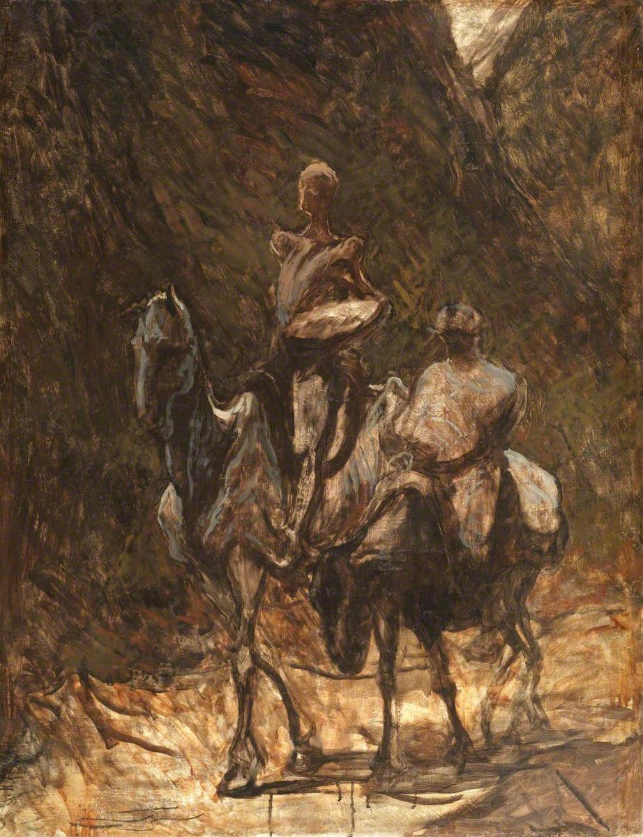 Don Quichotte et Sancho Panza - Honoré Daumier