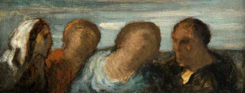Quatre têtes - Honoré Daumier