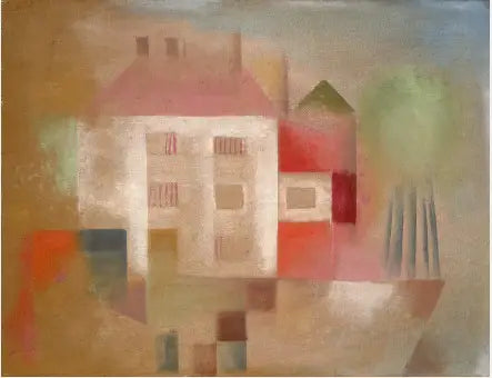 Nouvelle maison en banlieue - Paul Klee - Alpha Reproduction