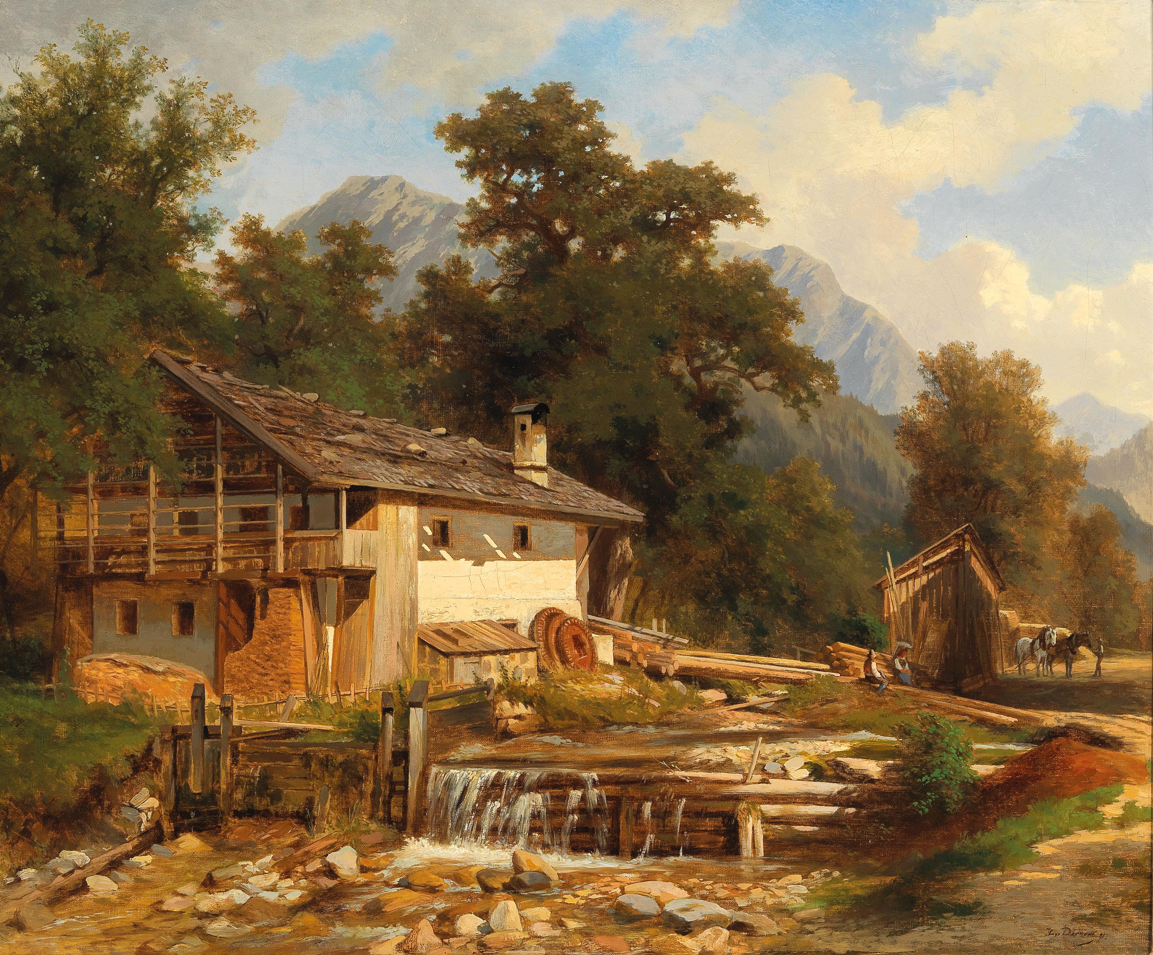 Motif du Tyrol près de l'Achensee - Hugo Darnaut