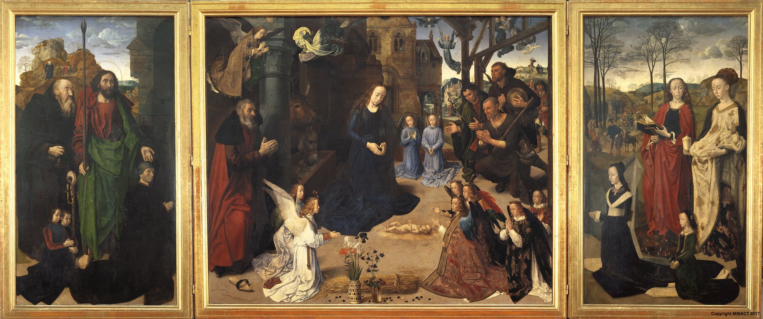 Triptyque Portinari - Hugo van der Goes