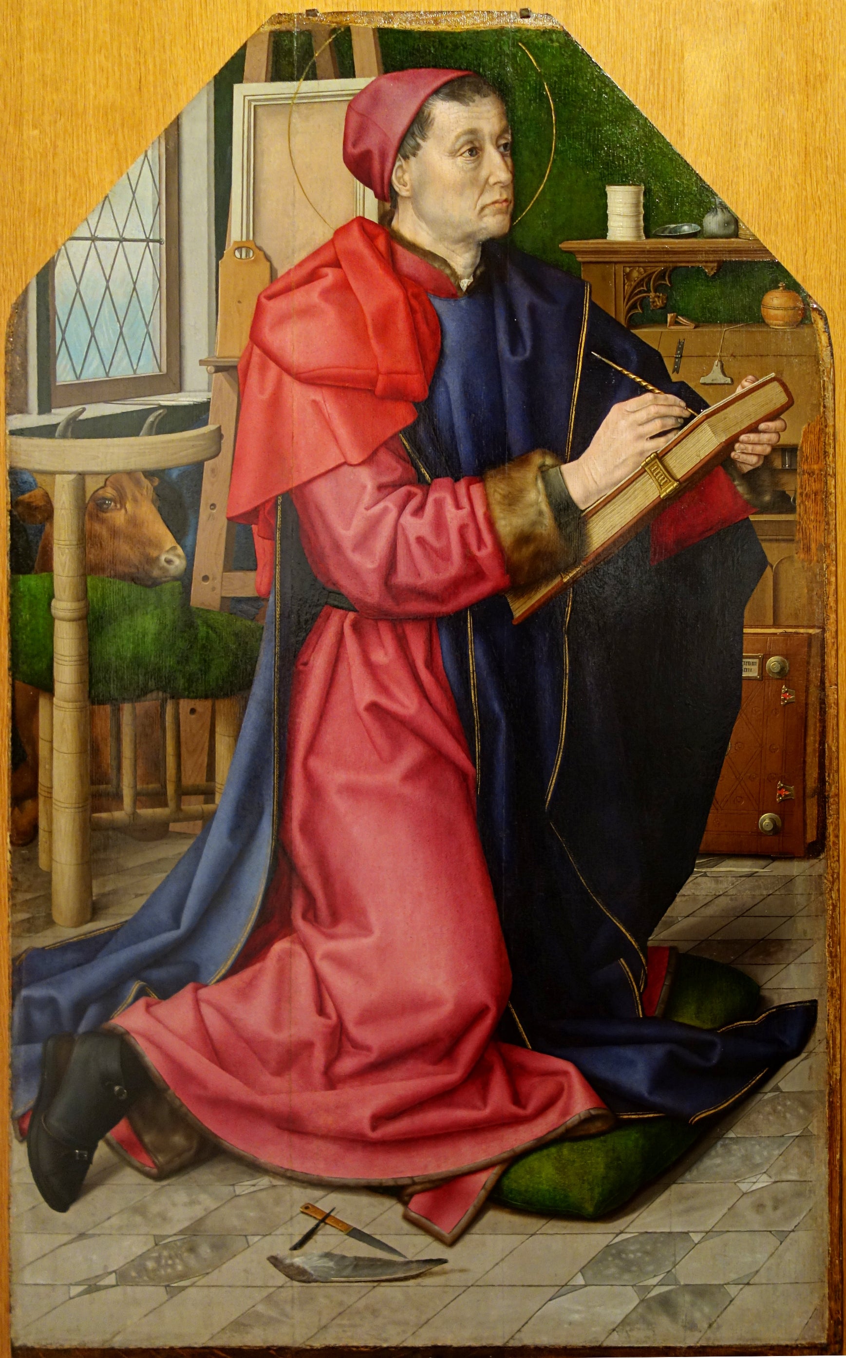 Saint Luc peignant la Vierge - Hugo van der Goes