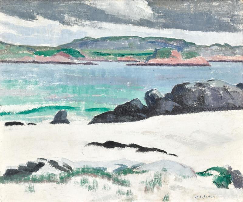 Iona, Cows Rock et le Ross de Mull - Francis Cadell