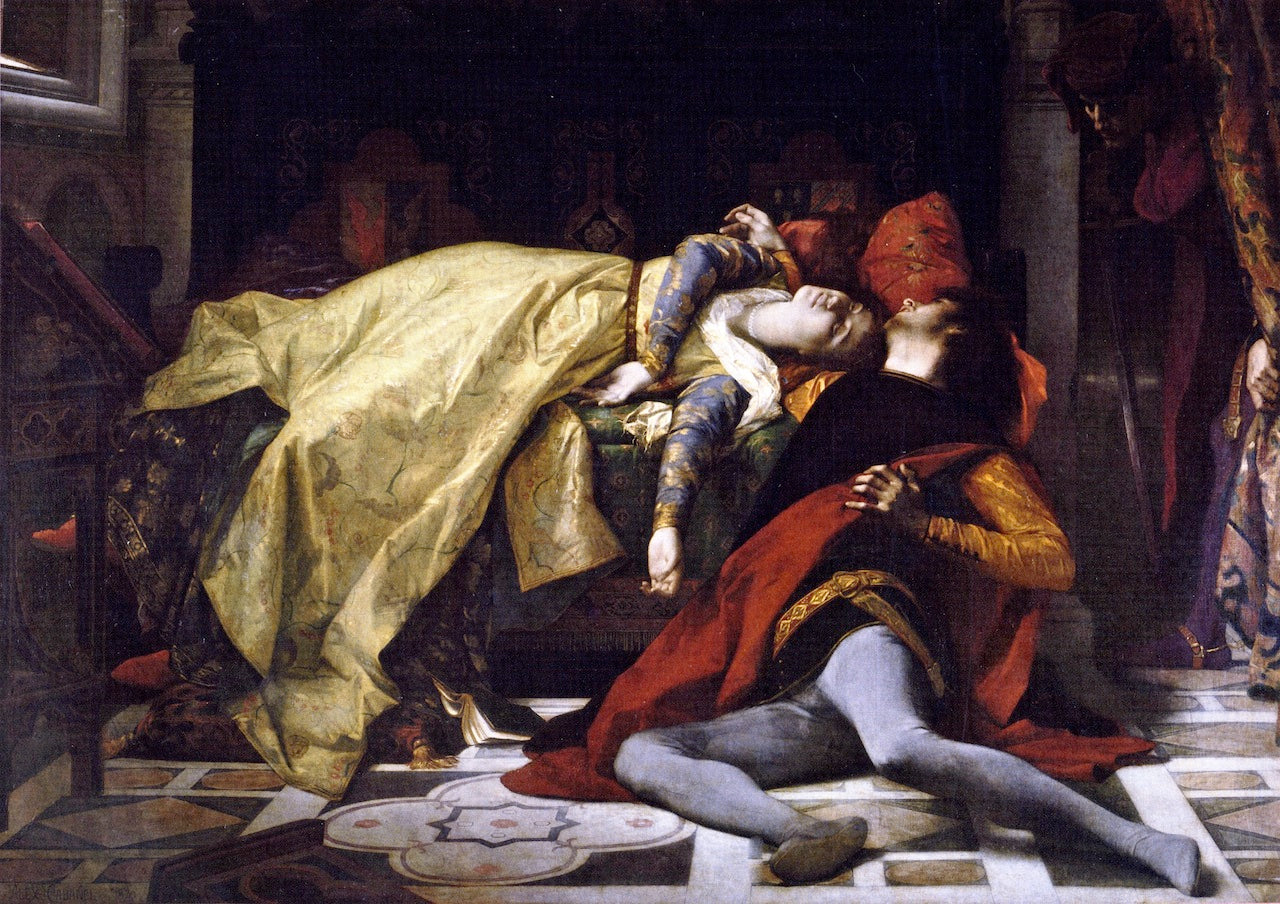 Mort de Francesca de Rimini et de Paolo Malatesta - Alexandre Cabanel