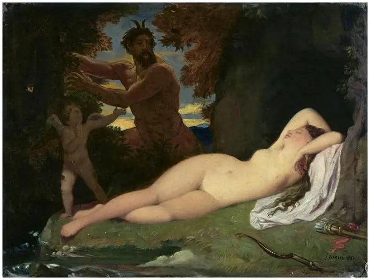 Jupiter et Antiope - Jean-Auguste-Dominique Ingres - Alpha Reproduction