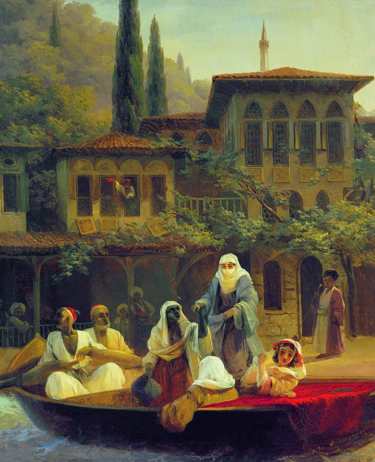 Promenade en bateau par Kumkapi à Constantinople - Ivan Aïvazovski